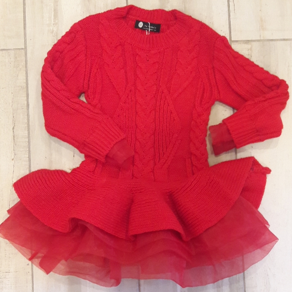 ❤️💕🍒Adorable red sweater dress